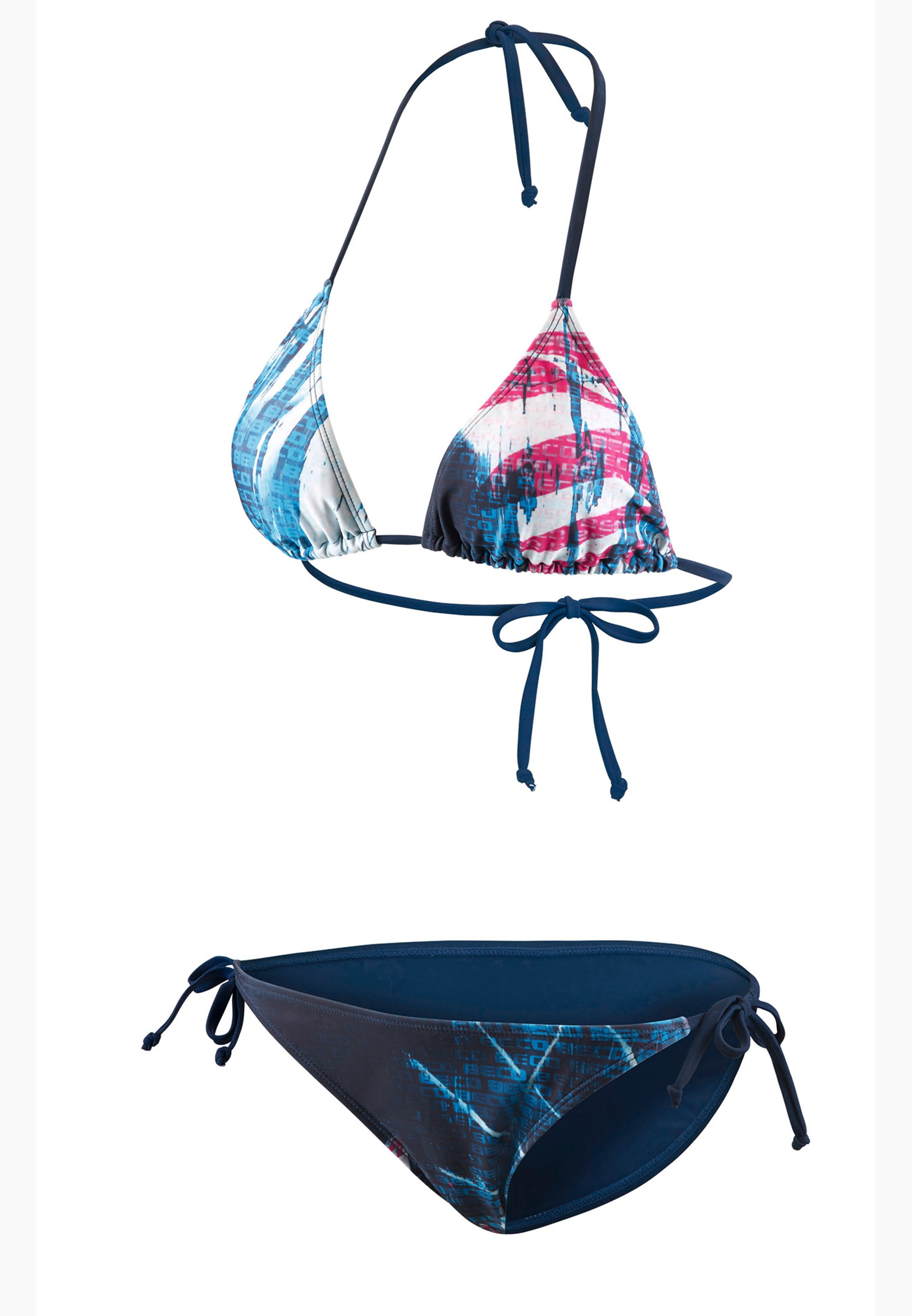 BECO the world of aquasports Triangel Bikini 'Sailing' in Blauw