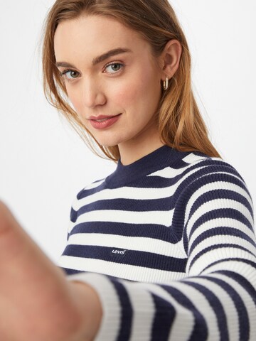 LEVI'S ® Tröja 'Crew Rib Sweater' i blå