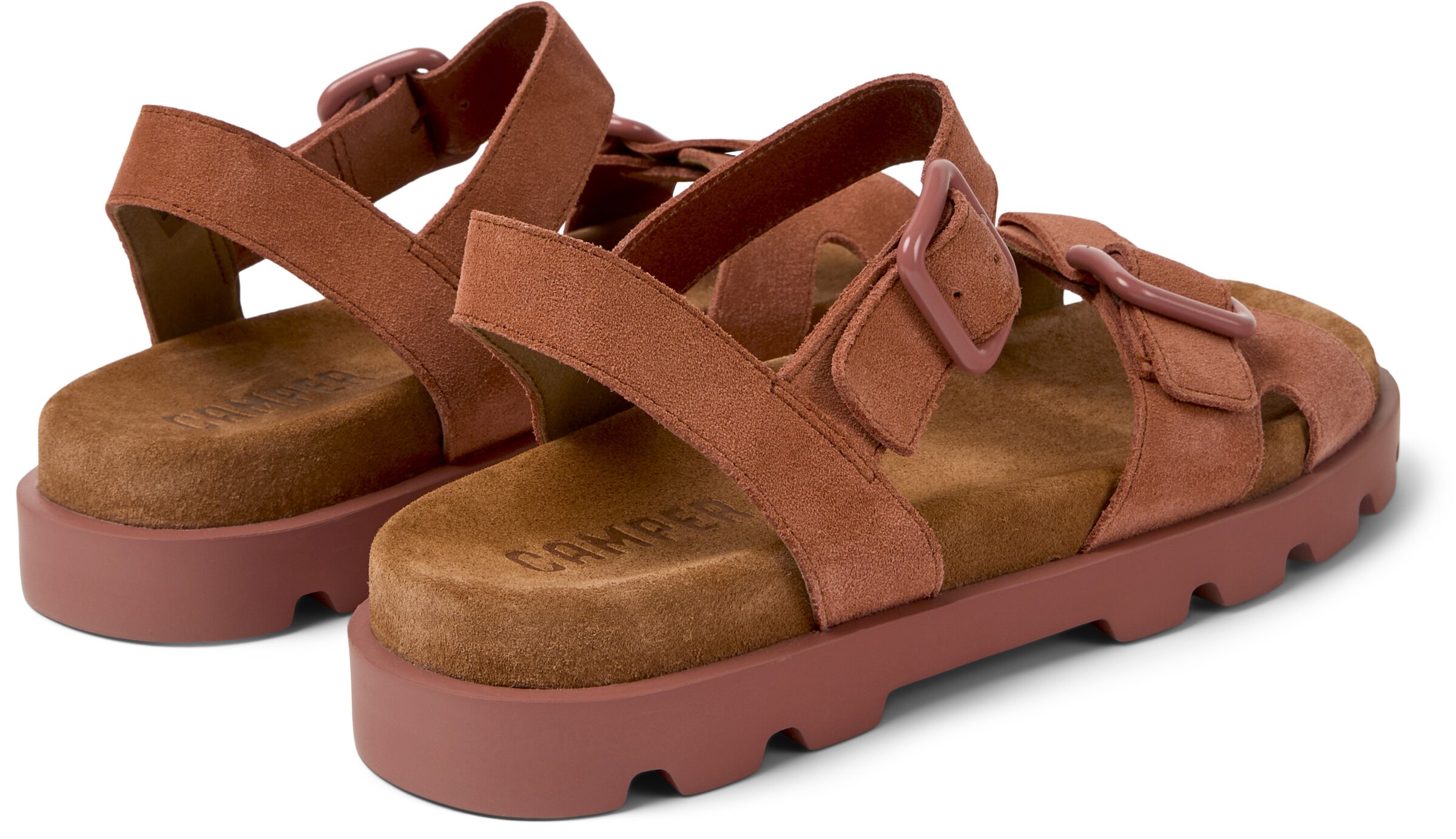 CAMPER Sandalen met riem 'Brutus' in Rood