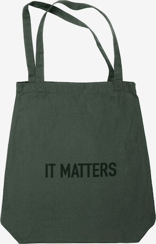 The Organic Company Kledingzak 'It Matters Bag' in Groen: voorkant