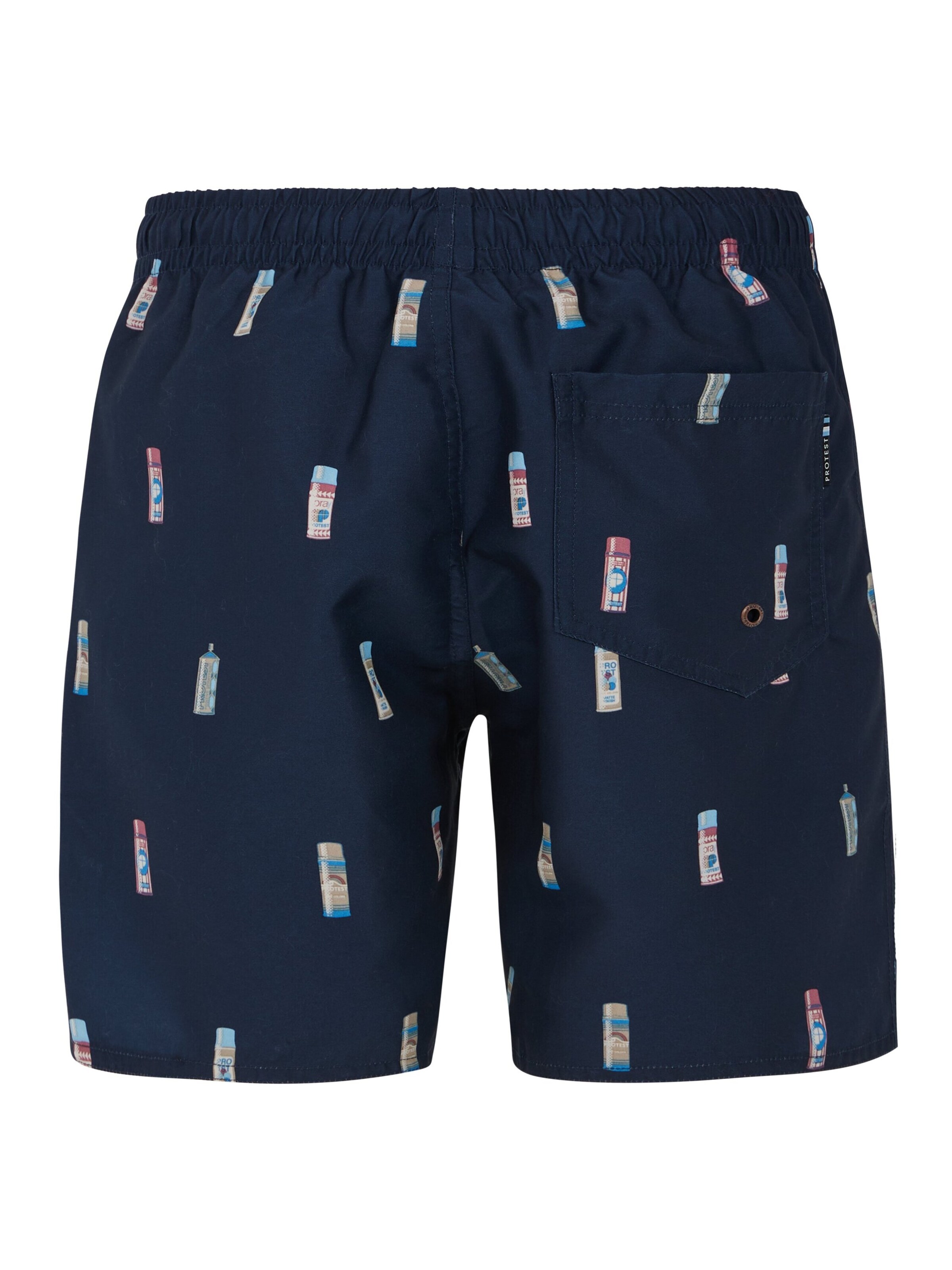 PROTEST Zwemshorts 'PRTBITMAP JR' in Blauw
