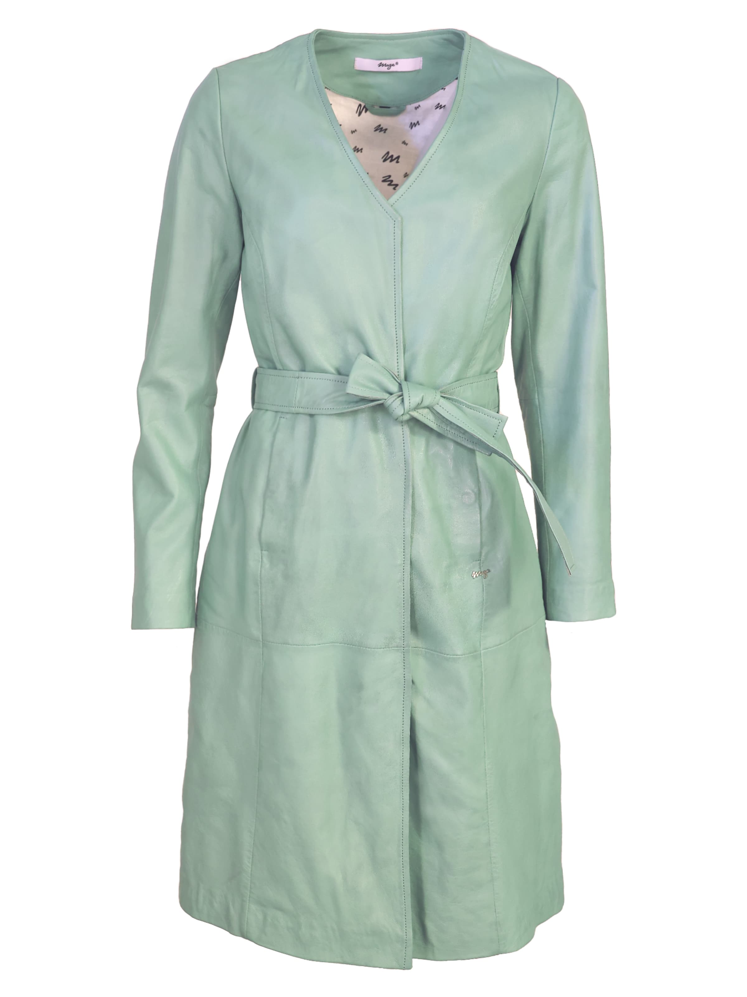 Maze Übergangsmantel in pastellgrün, Produktansicht