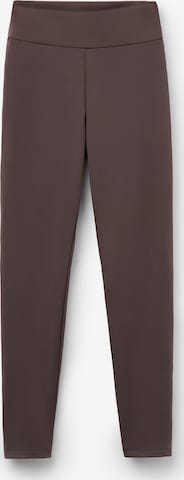 CALZEDONIA Skinny Leggings 'PIPING' in Braun: Vorderseite