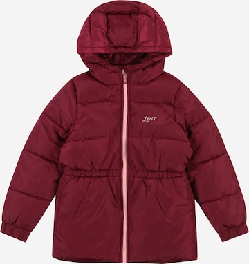 Levi's Kids Winterjas in Rood: voorkant