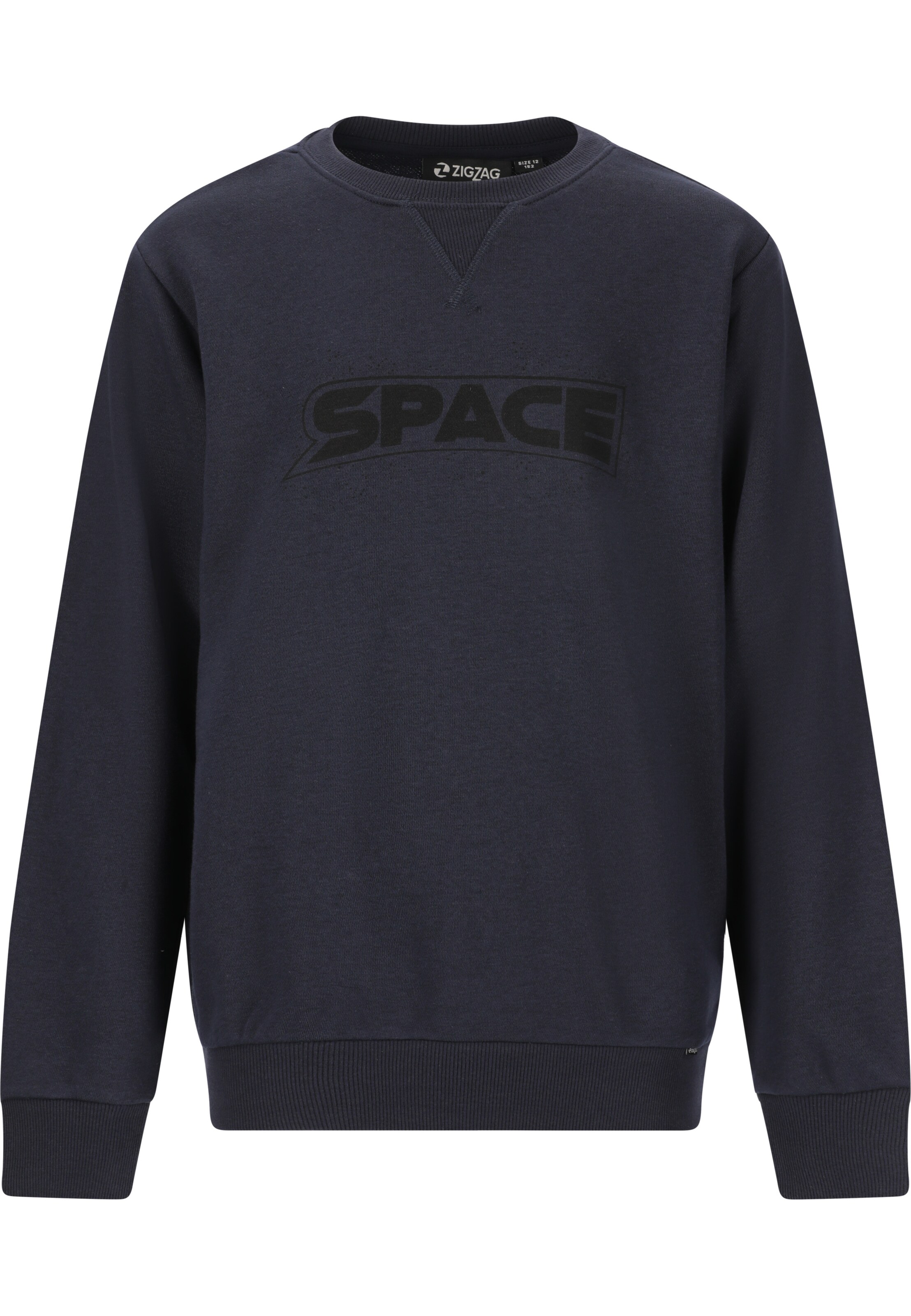 ZigZag Sweatshirt 'Zamir' in Blue: front