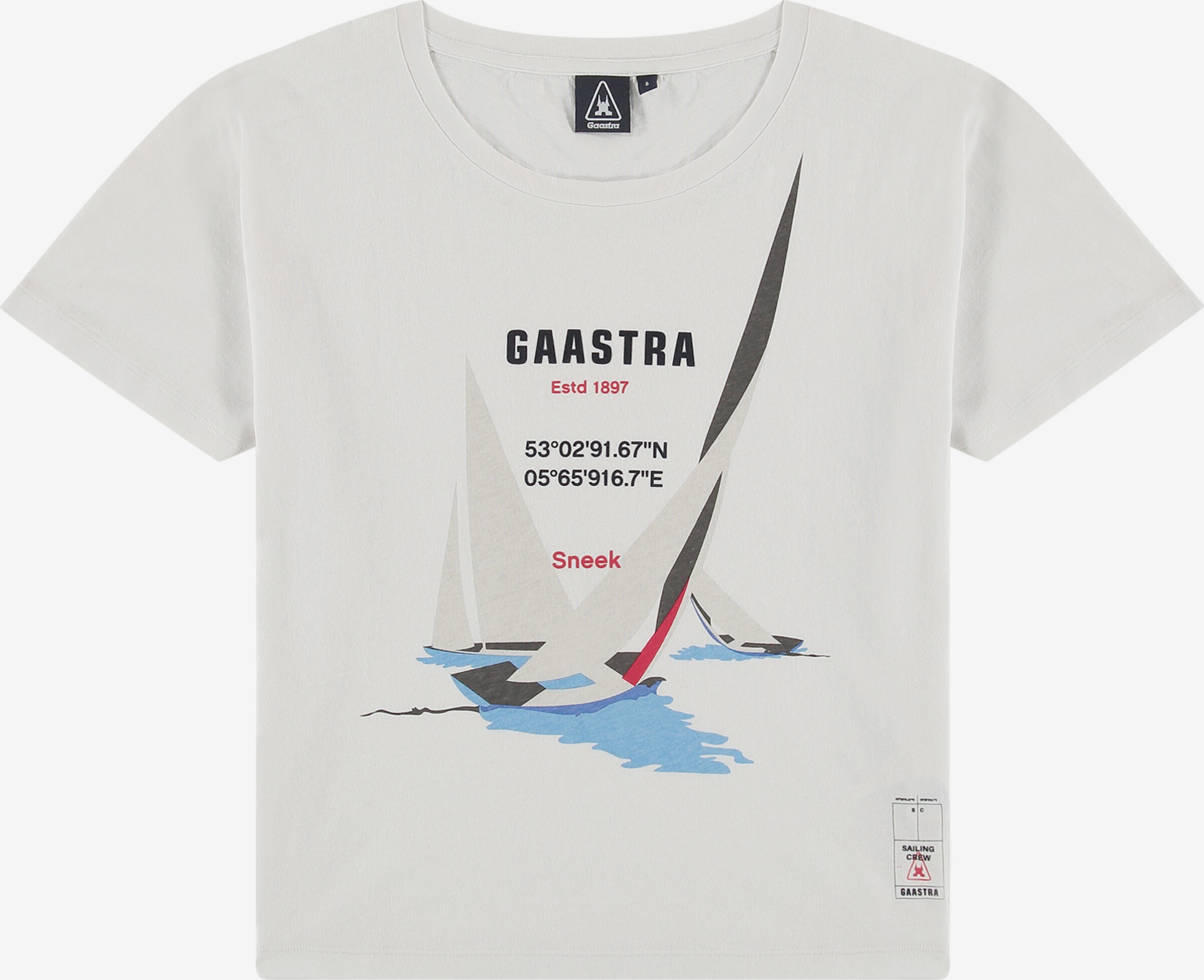 Gaastra Shirt 'Inez' in Wit ABOUT YOU
