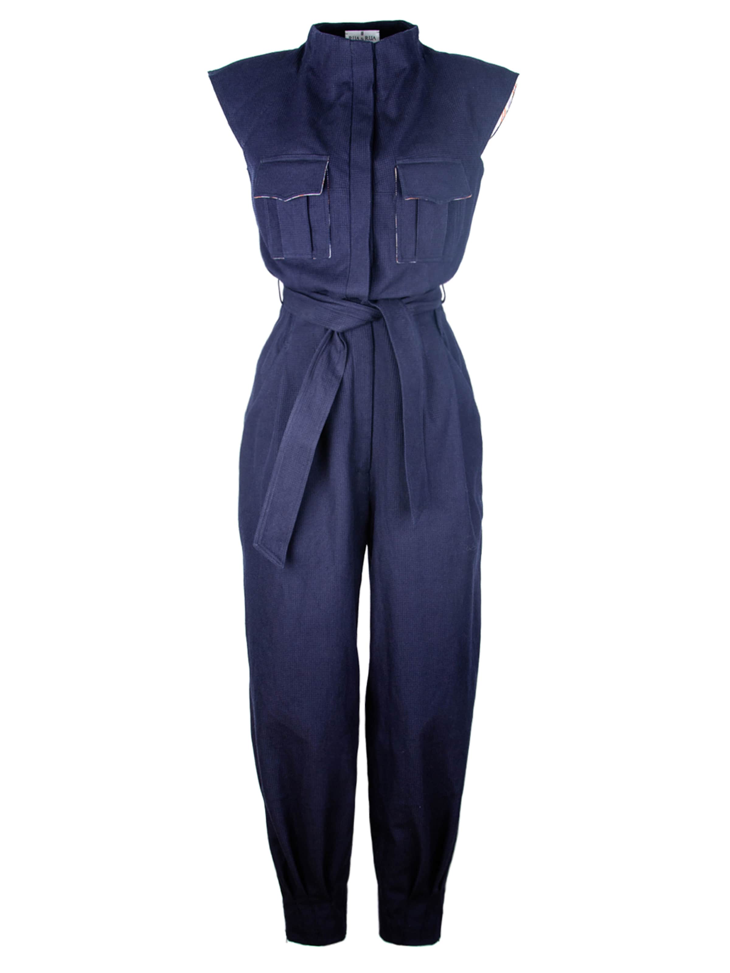 Rua & Rua Jumpsuit in Blau: Vorderseite