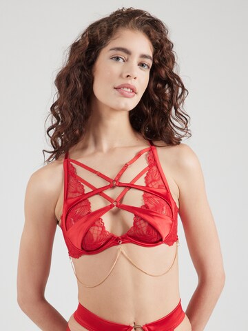 Soutien-gorge 'Chayna' Hunkemöller en rouge : devant