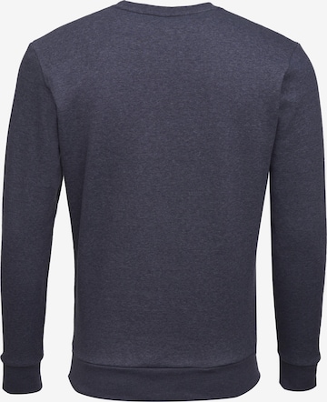 Mikon Sweatshirt 'Anker' in Blauw