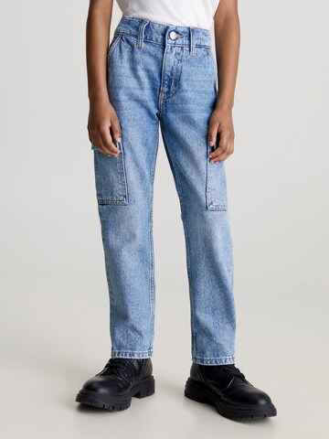 Calvin Klein Jeans Loosefit Jeans in Blau: predná strana