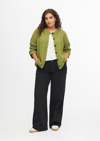 Cardigan s.Oliver CURVE en vert