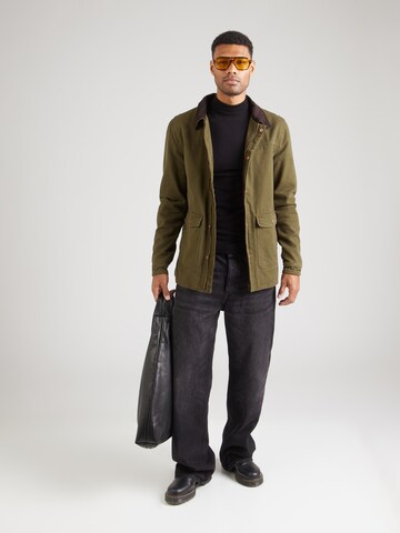 INDICODE JEANS Välikausitakki värissä vihreä