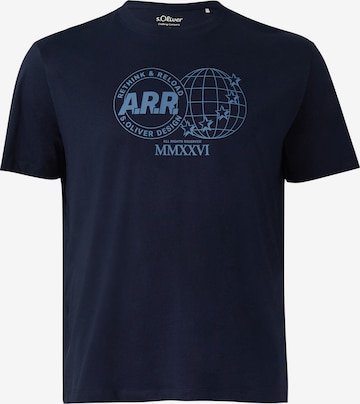 s.Oliver T-Shirt in Blau: Vorderseite