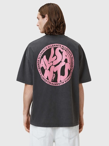 AllSaints Μπλουζάκι 'DISTORTION' σε μαύρο: μπροστά