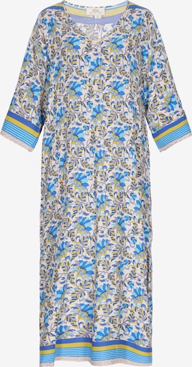 Gaya Haljina 'Boho' u plava / svijetloplava / žuta / prljavo bijela, Pregled proizvoda