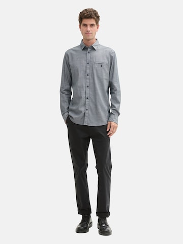 TOM TAILOR Regular fit Overhemd in Grijs