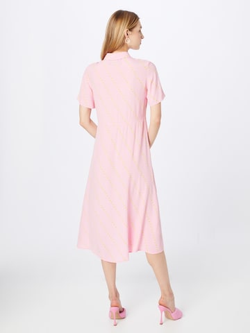 PIECES Shirt Dress 'Janni' in Pink