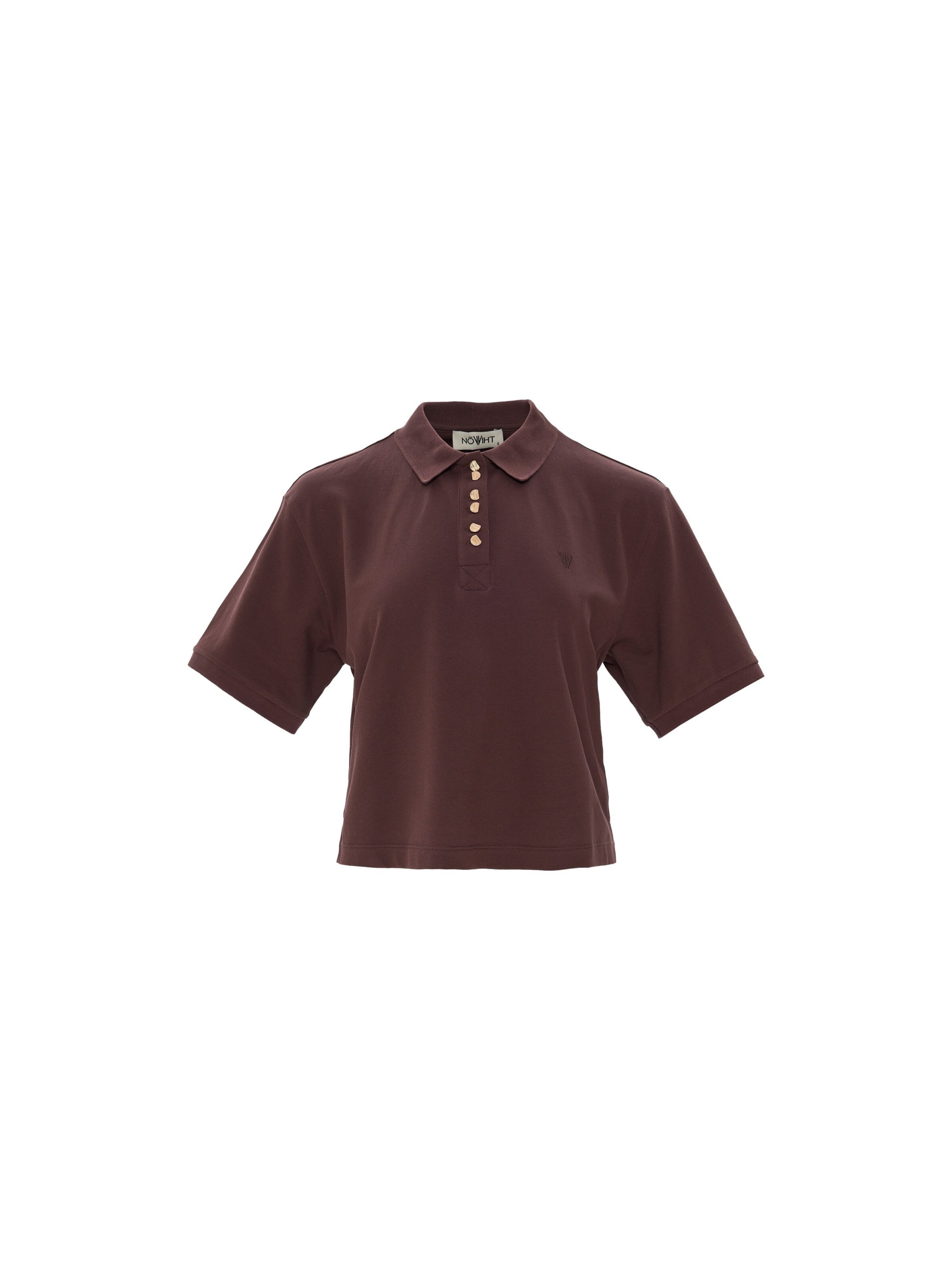 T-shirt 'Emma' NOWIHT en marron : devant