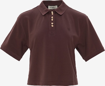 T-shirt 'Emma' NOWIHT en marron : devant