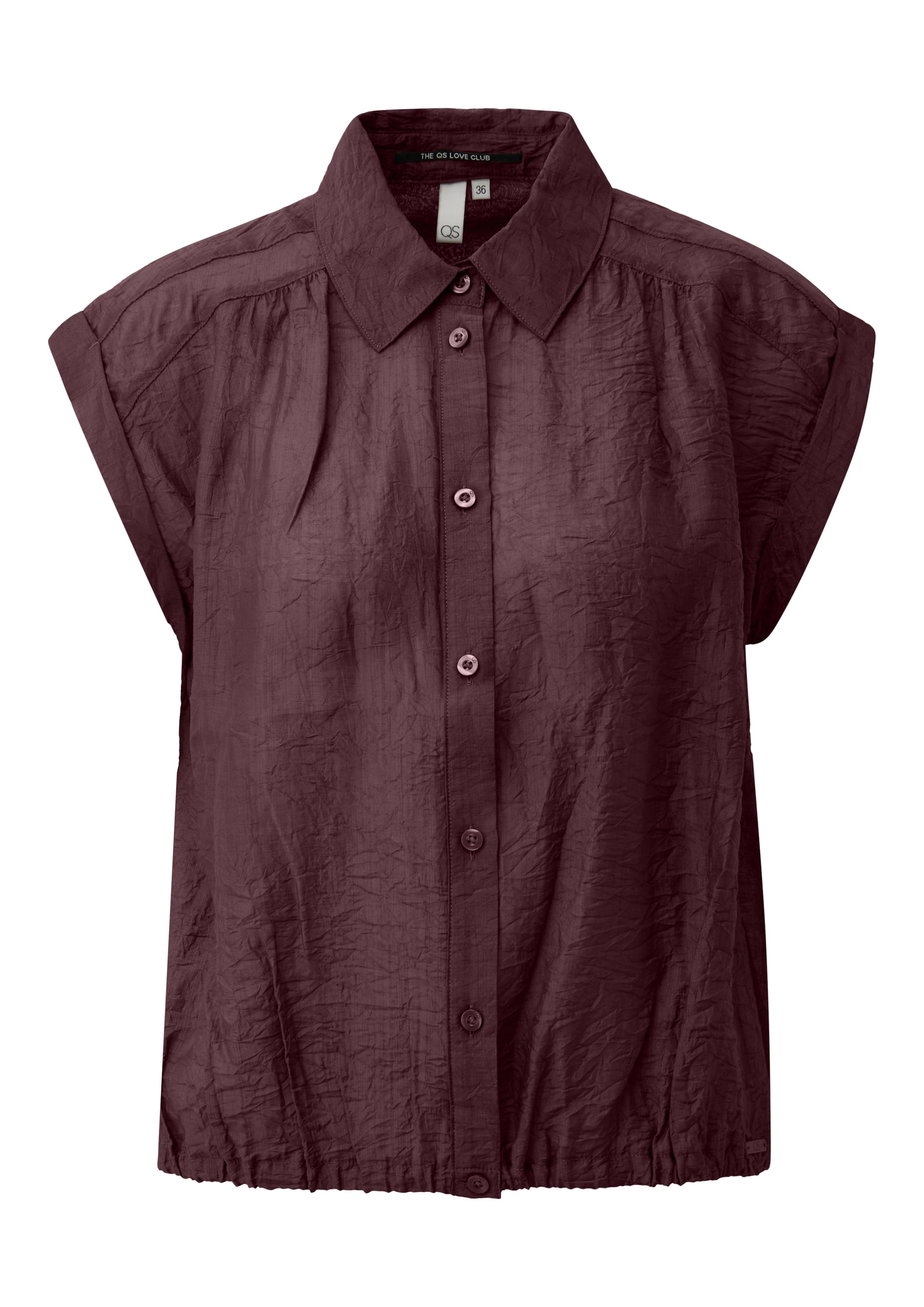 QS Blouse in Red: front