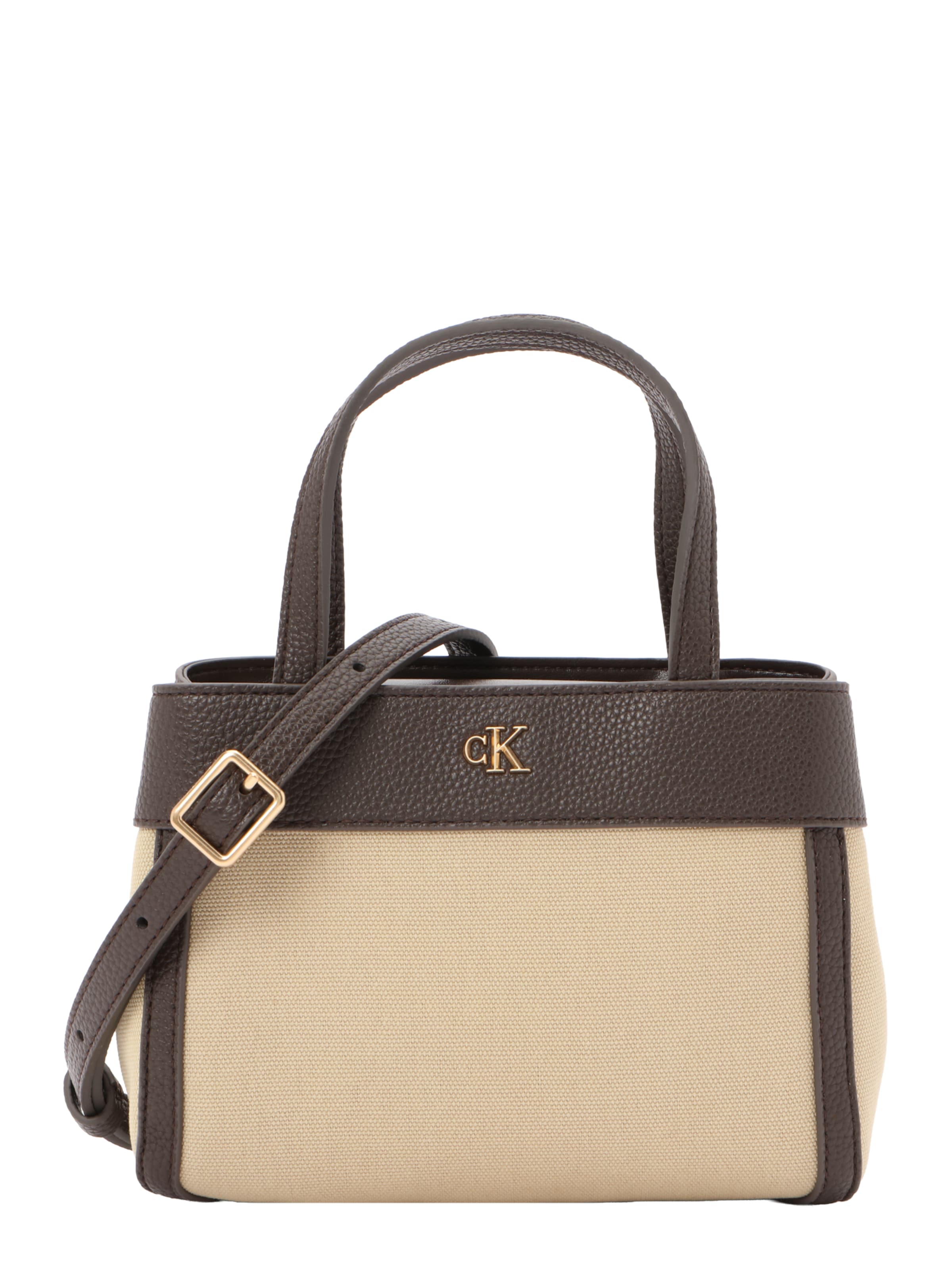 Calvin Klein Дамска чанта в зелено: отпред