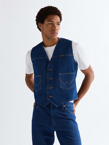 Gilet 'Cowboy Cut' di WRANGLER in blu: frontale