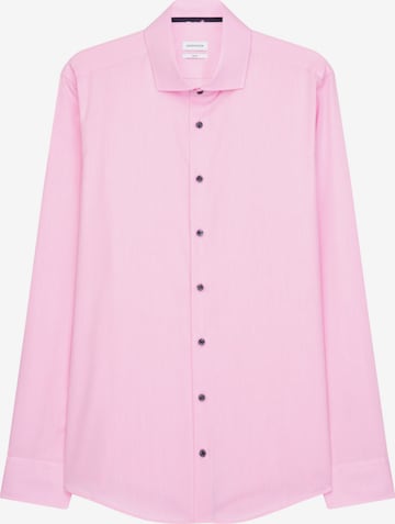 Chemise business SEIDENSTICKER en rose : devant