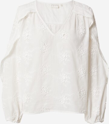 Atelier Rêve Blouse 'SIMONE' in White: front