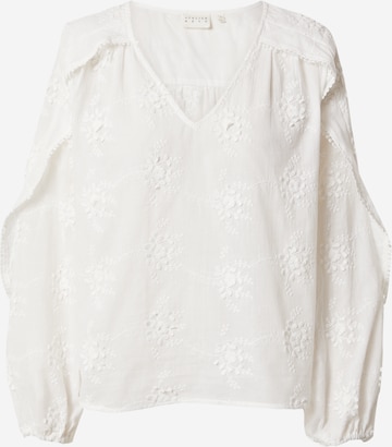 Atelier Rêve Blouse 'SIMONE' in Wit: voorkant