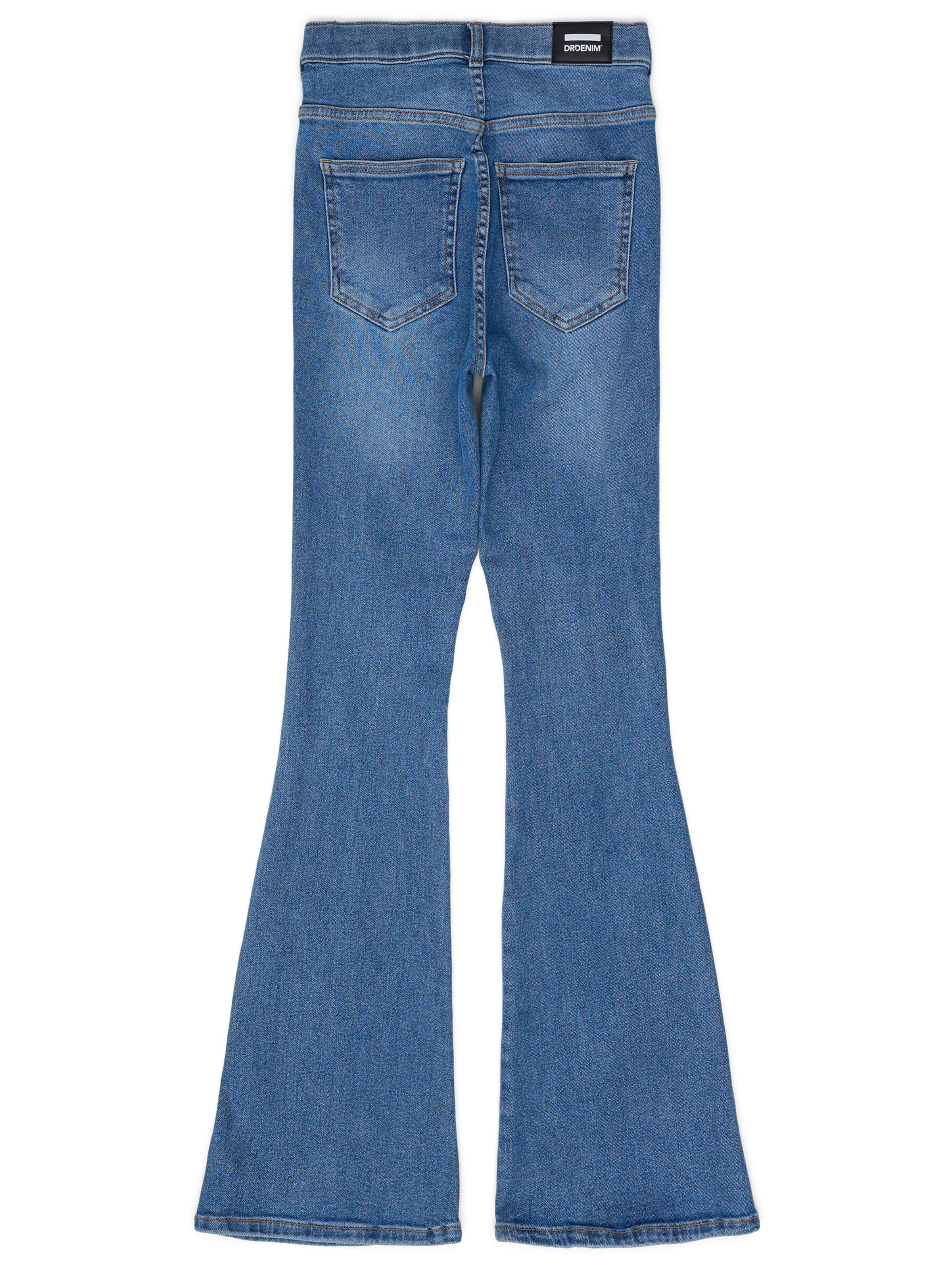 Dr. Denim Skinny Jeans 'Moxy High Flare' in Blauw