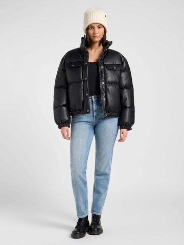 Lee Winter Jacket 'Rider Puffer Jacket' in Black