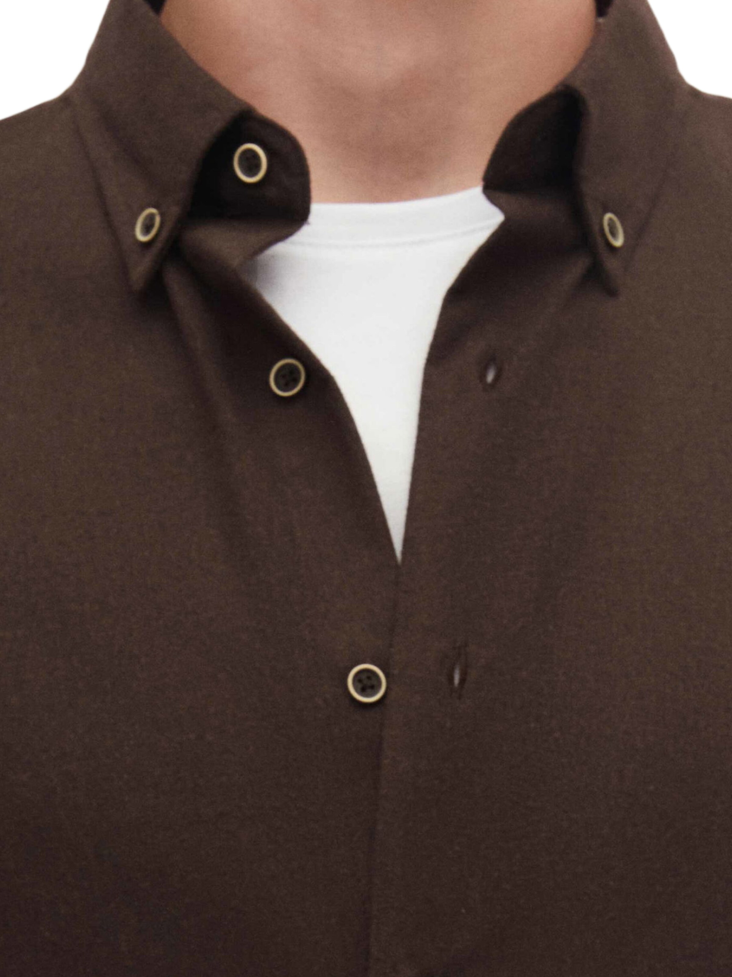 D’S Damat Regular fit Overhemd in Bruin