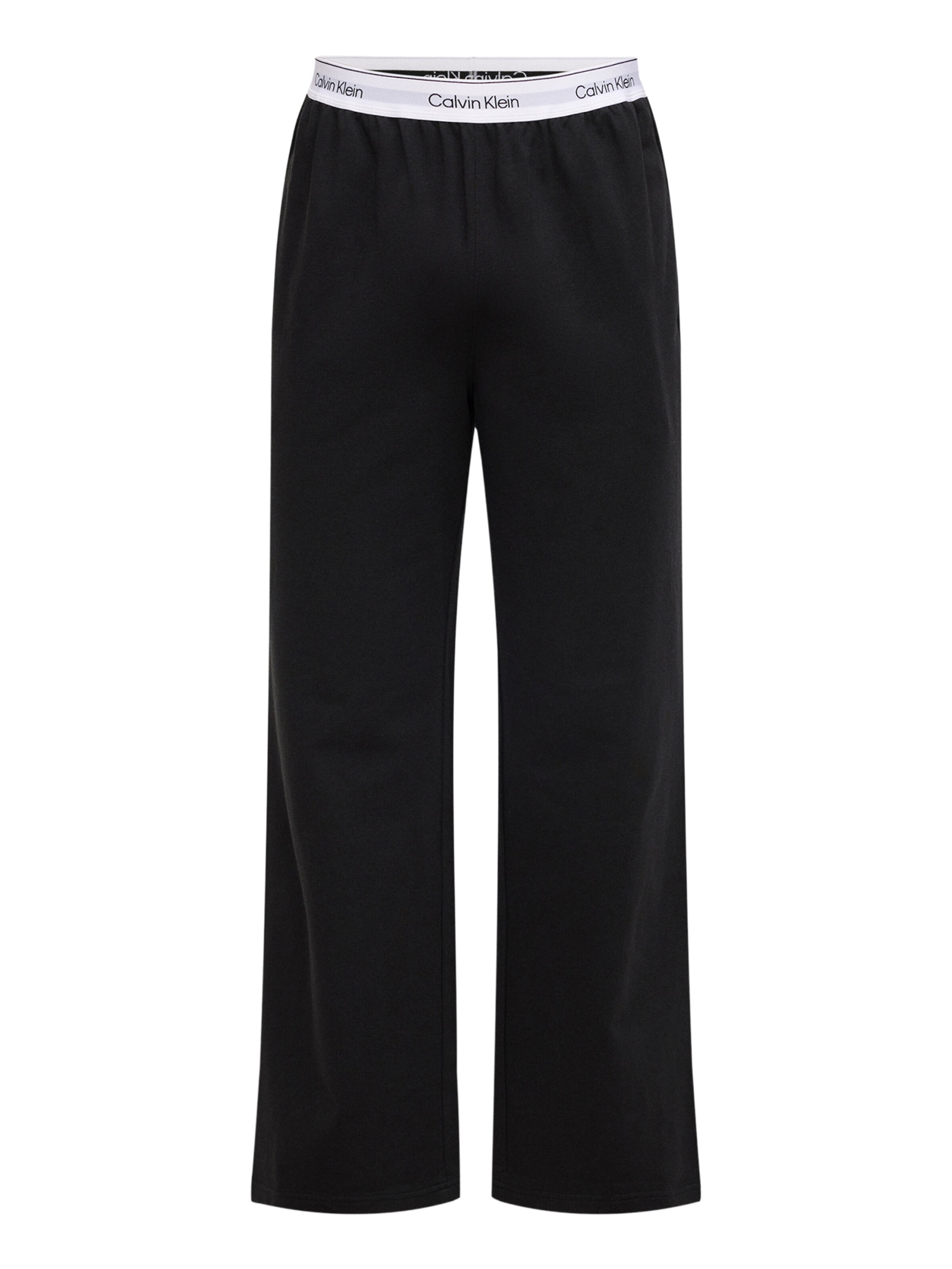 Calvin Klein Pajama Pants 'ICON / ESSENTIALS' in Black: front