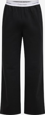 Calvin Klein Pajama Pants 'ICON / ESSENTIALS' in Black: front