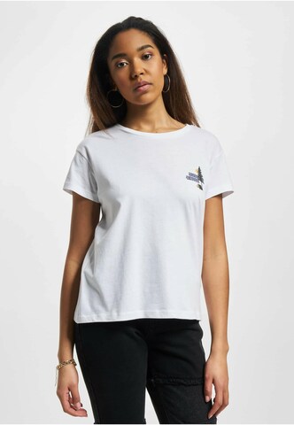 Just Rhyse Shirt 'IntoTheWoods' in Wit: voorkant