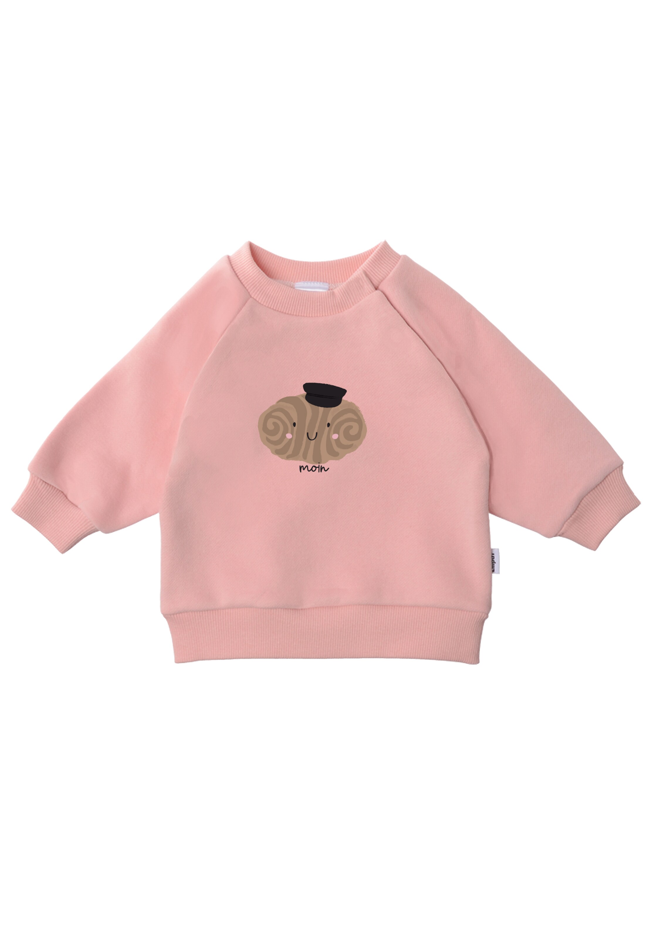 LILIPUT Sweatshirt 'Franzbrötchen' in Pink: Vorderseite