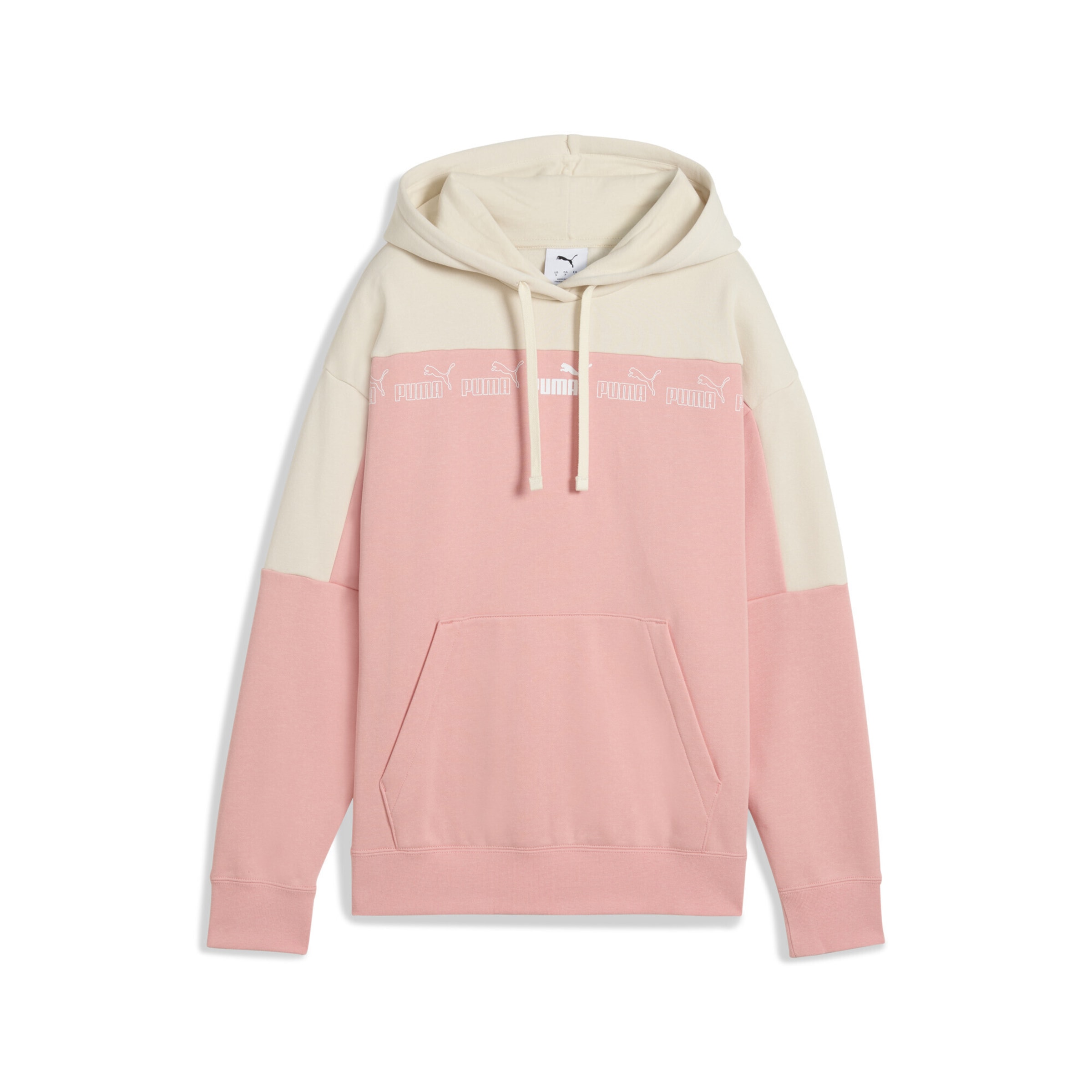 PUMA Sweatshirt 'Around The Block' in Pink: front