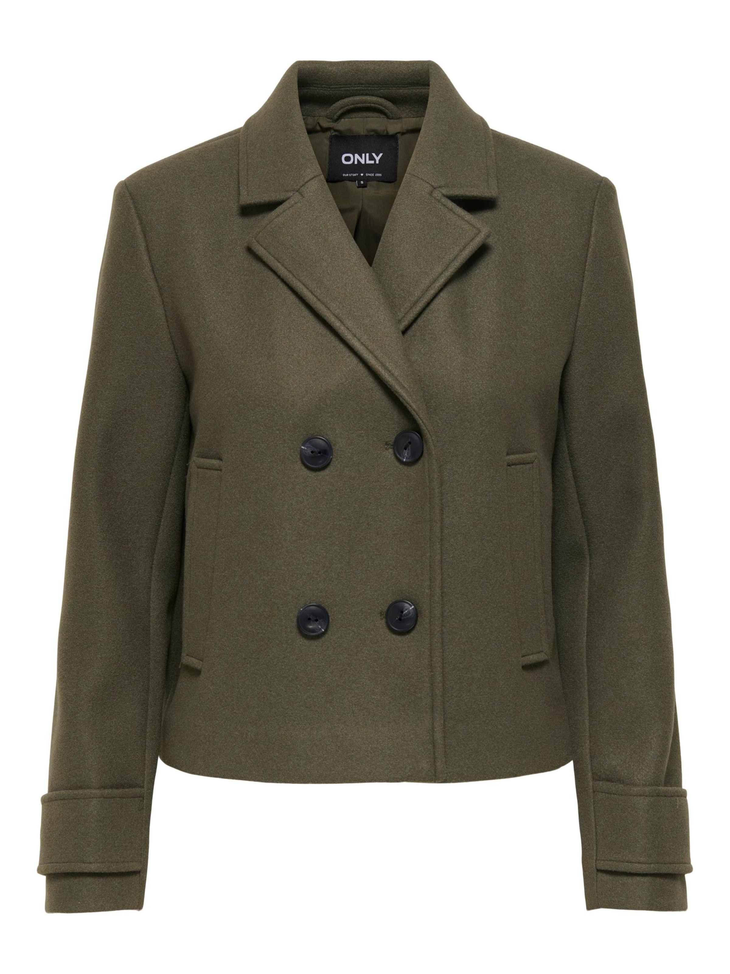 ONLY Between-Seasons Coat 'ONLFreja' in Grey: front