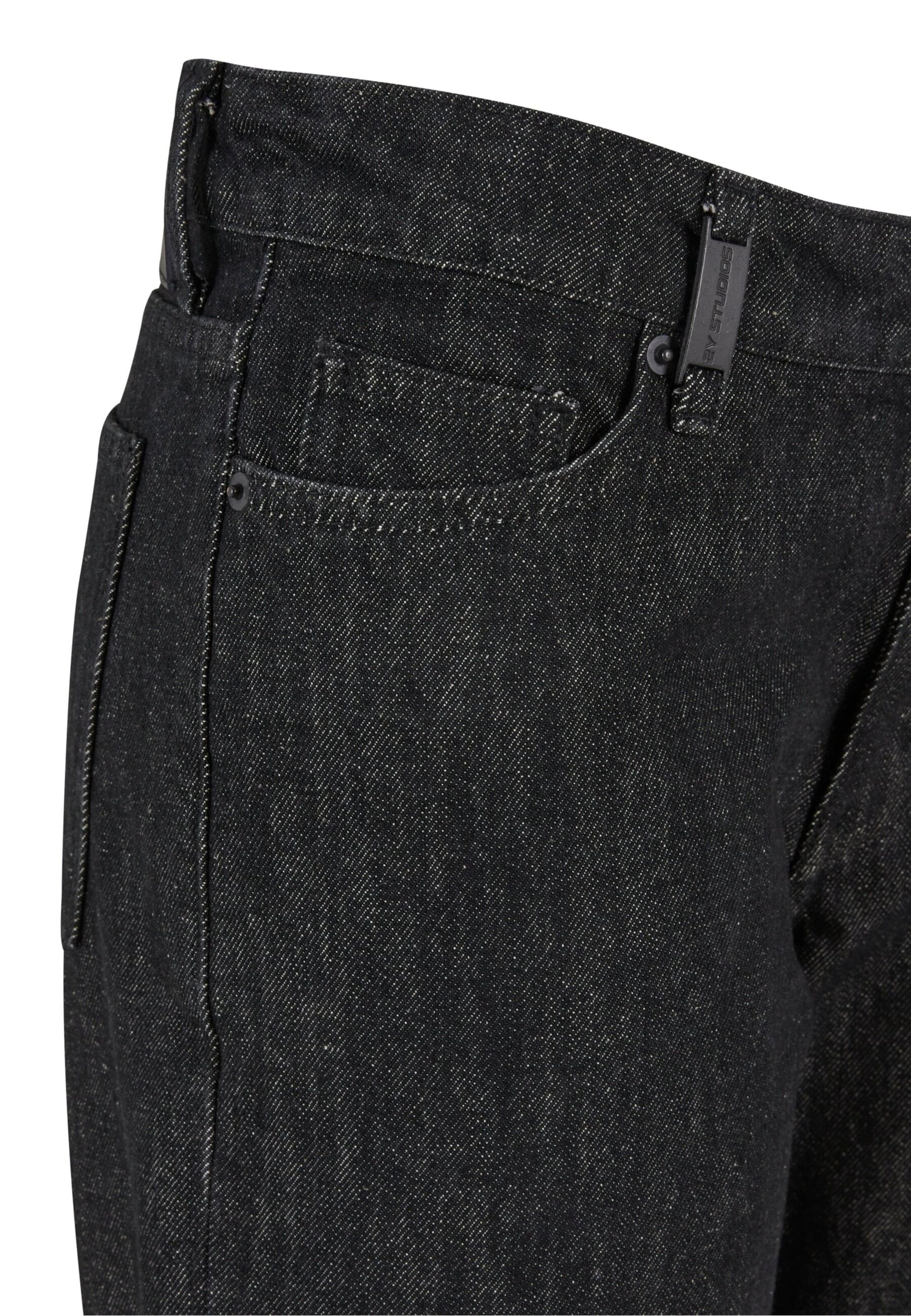 2Y Studios Zvonové kalhoty Džíny 'Teya' – černá