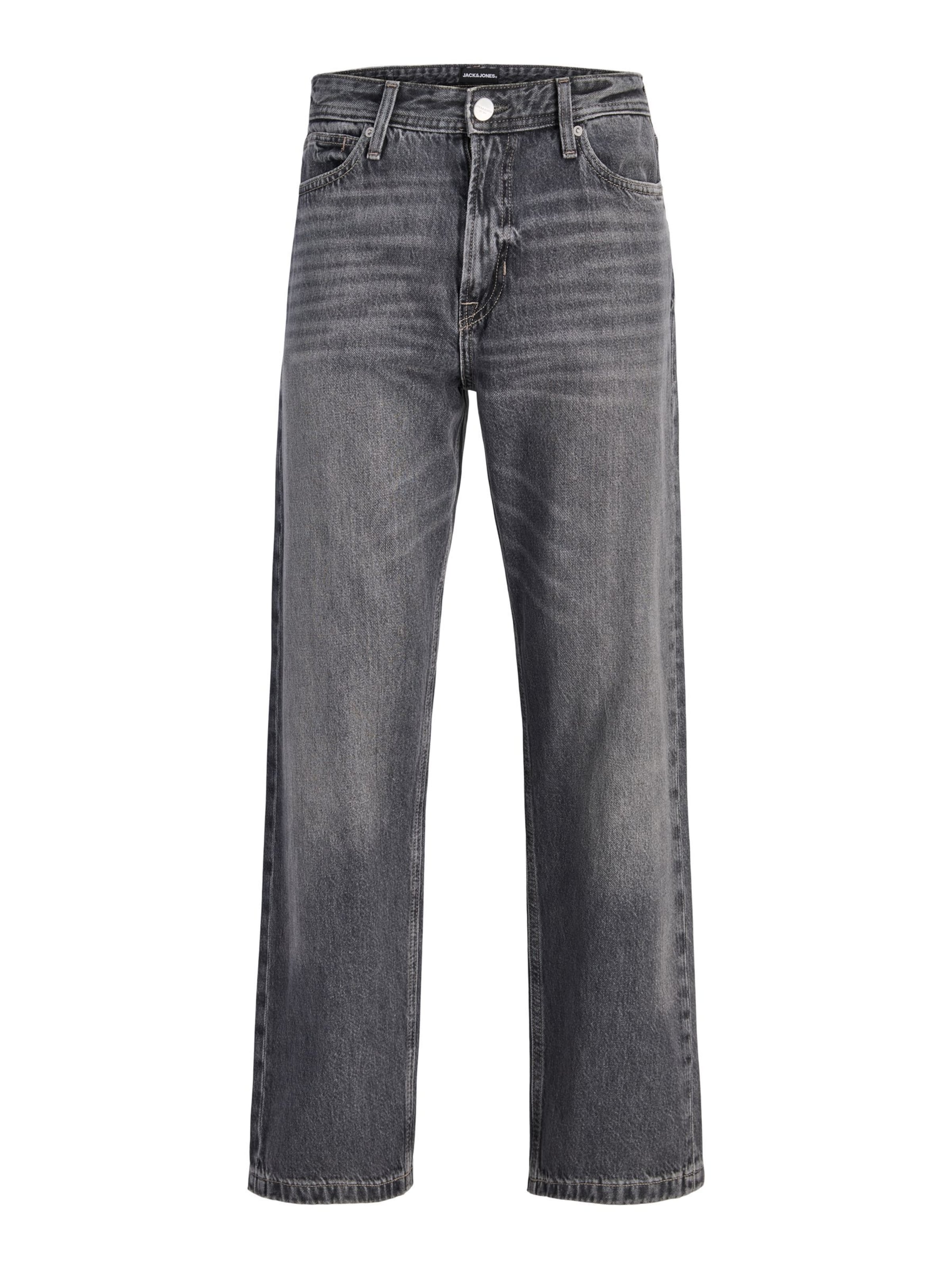 JACK & JONES Regular Jeans 'JJIEddie' in Grey: front