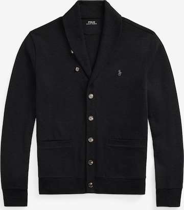 Polo Ralph Lauren Πλεκτή ζακέτα σε μαύρο: μπροστά