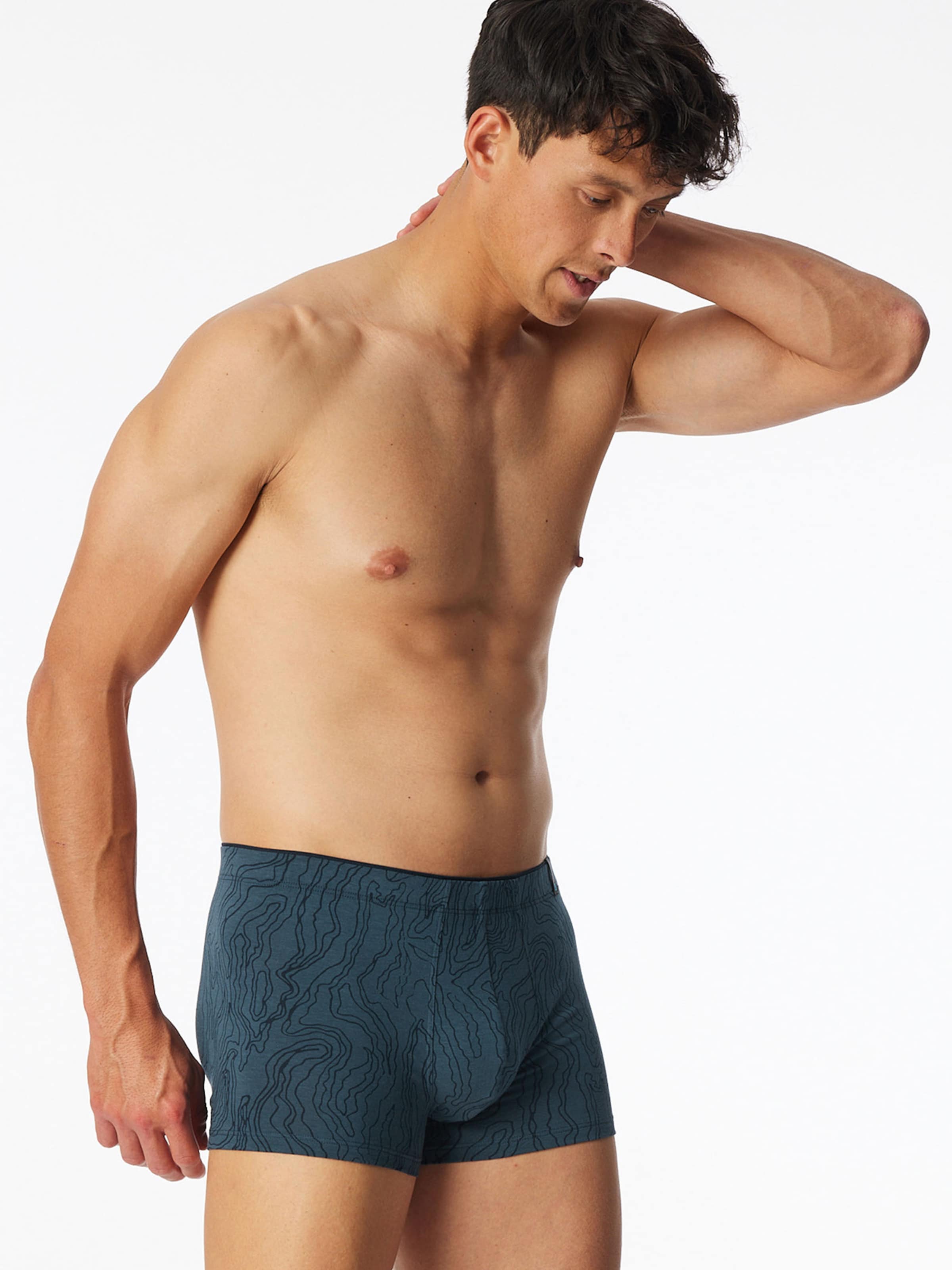 SCHIESSER Trunk 'Long Life Soft' in Blau