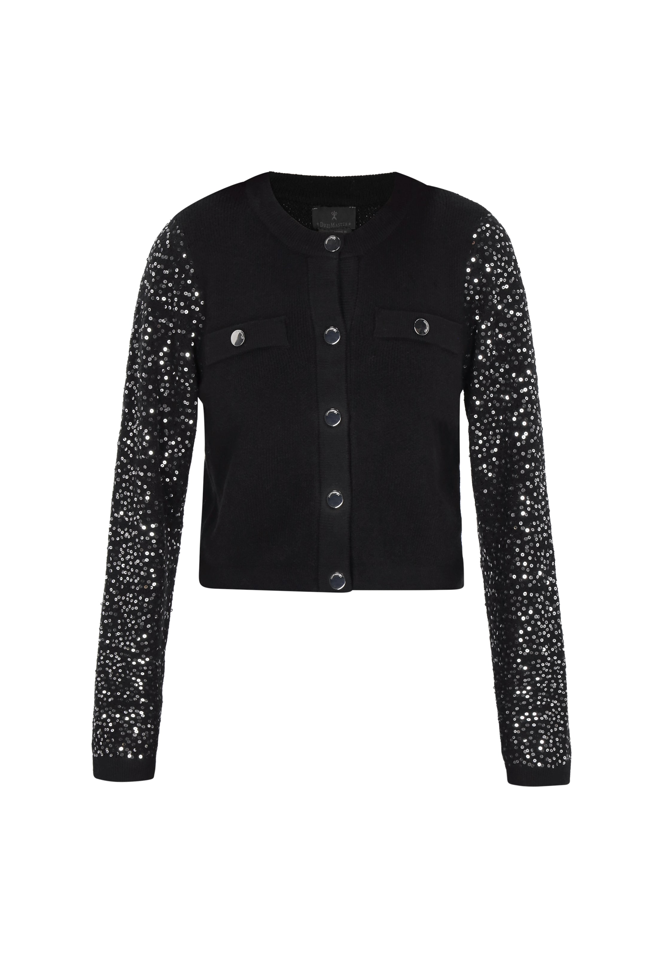 DreiMaster Klassik - Cárdigan en negro: frente