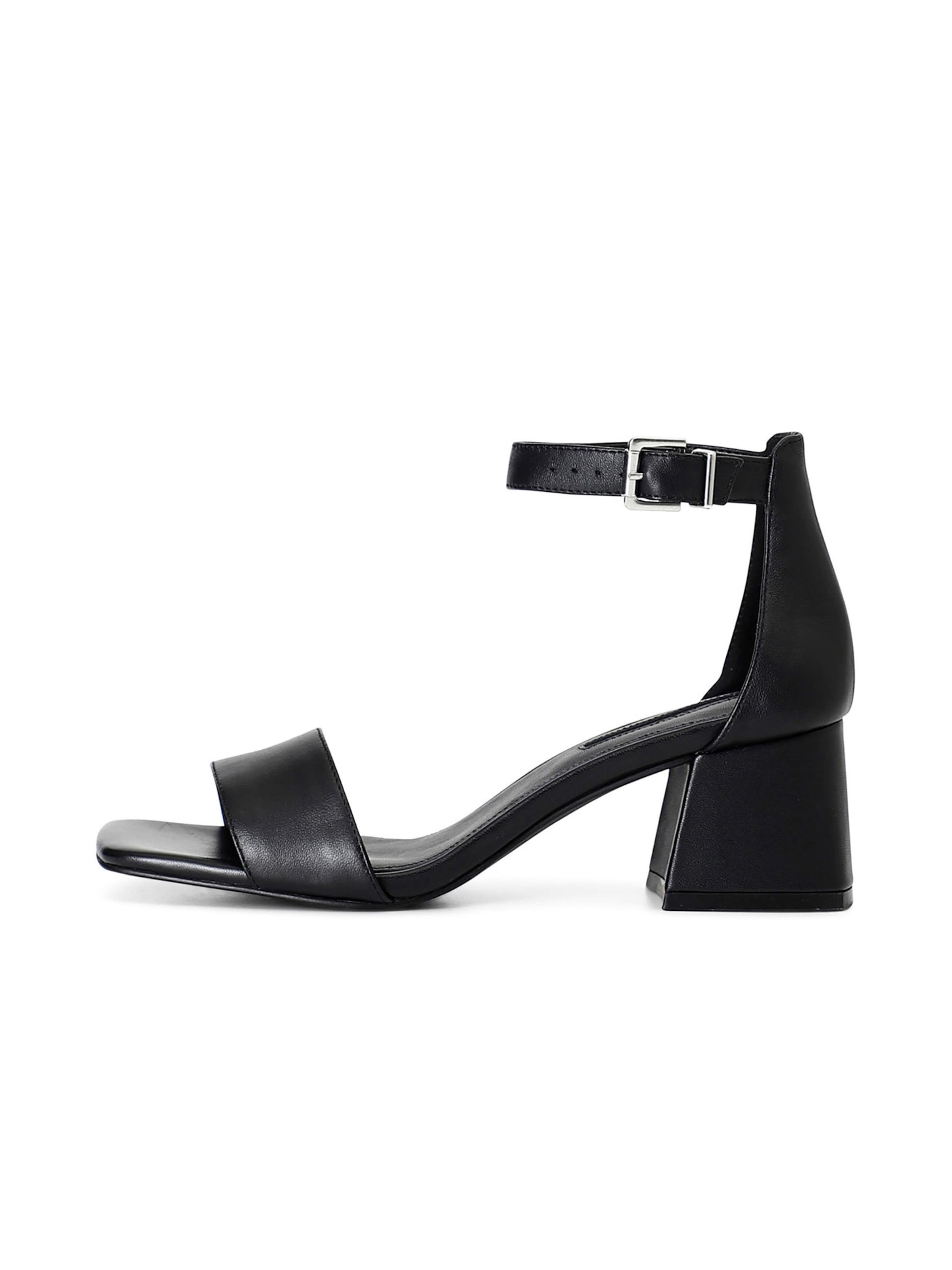 Sandalo di CAFè NOIR in nero: frontale