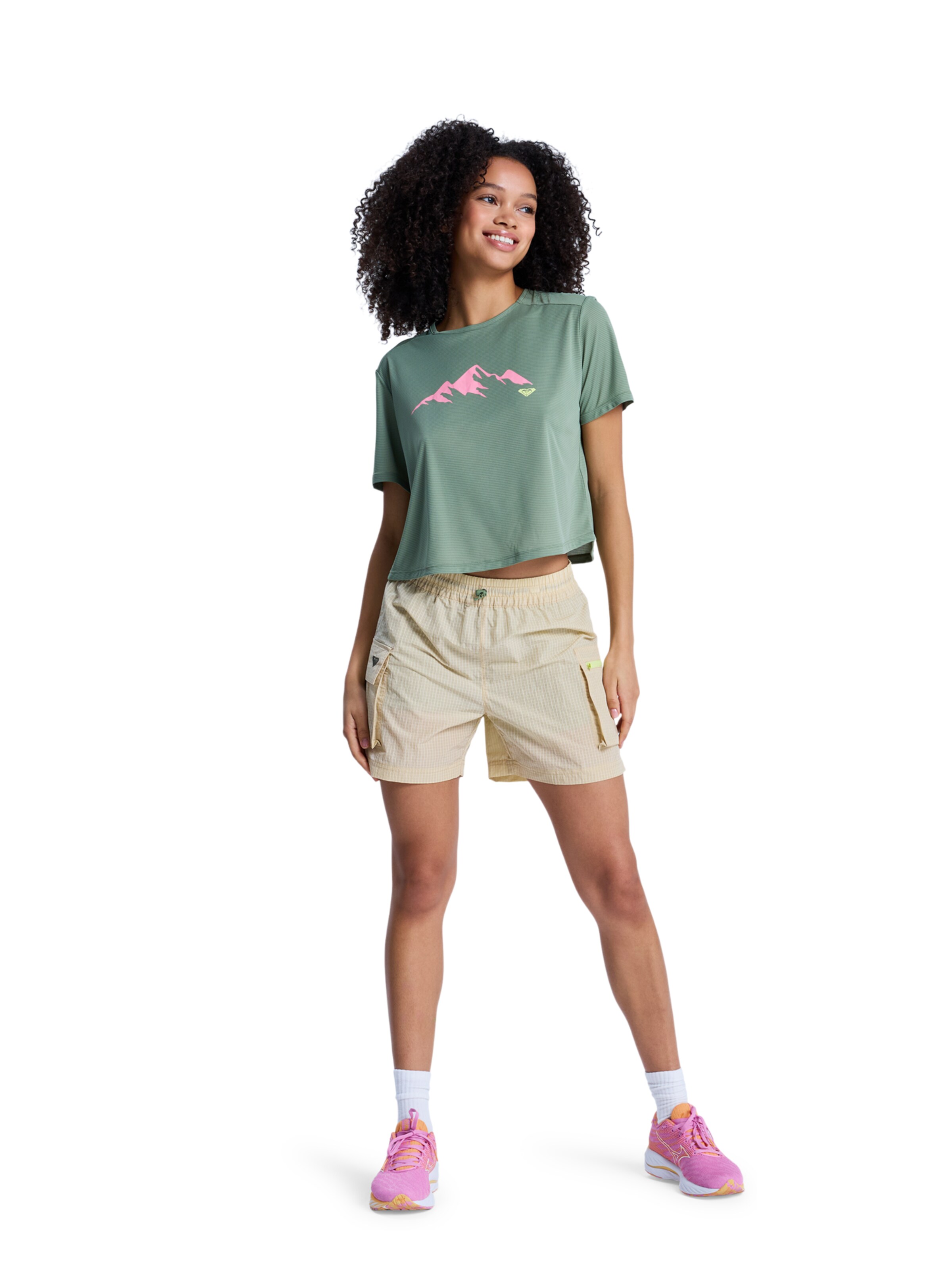 ROXY Performance Shirt 'Boundless Spirit 3' in Green