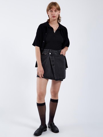 Dr. Denim Rock 'Renay Skirt'‌‌‌‌‌‌‌‌‌‌ in Schwarz