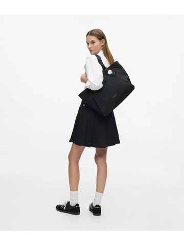 Karl Lagerfeld Shopper táska 'Ikon' - fekete