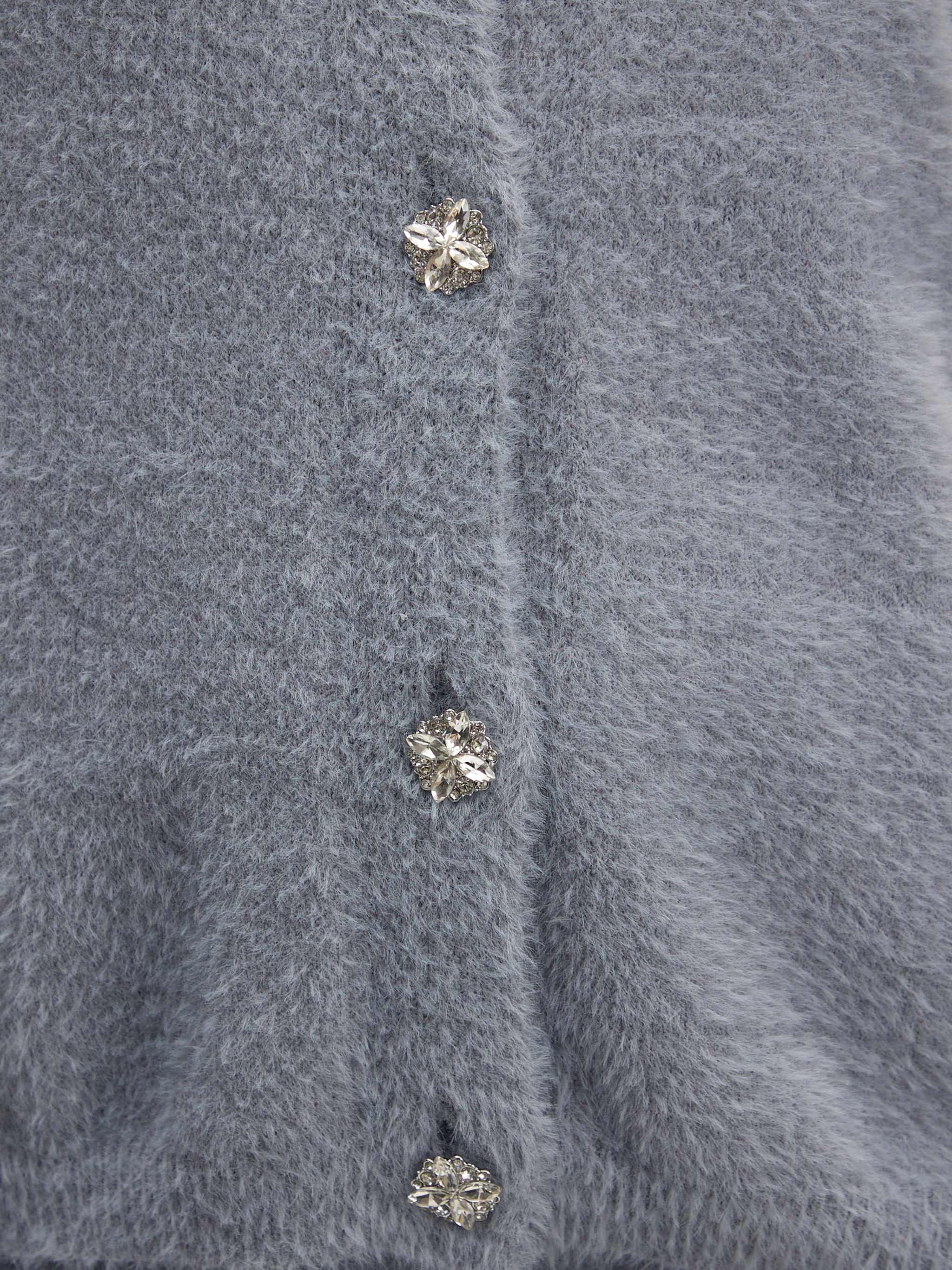 EDITED Producten Gebreid vest 'Konny' Grijs