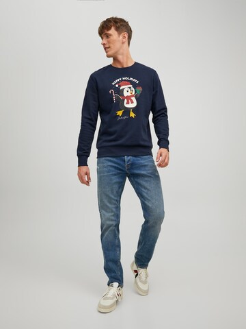 JACK & JONES Mikina 'Toon' – modrá