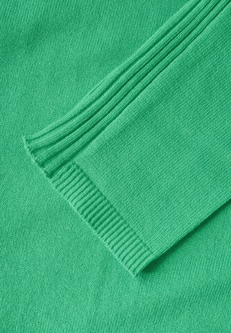 STREET ONE Langer Cardigan in Grün